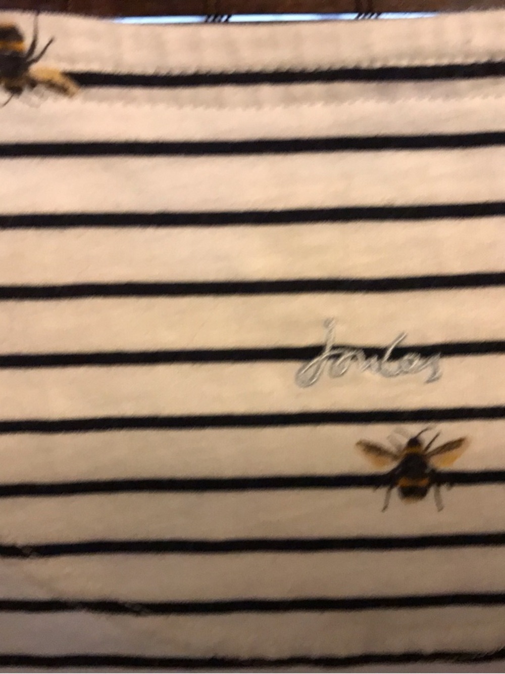 Joules Clothing Striped Bee Long Sleeve Top Cotton Honeybee Blouse Women’s US 12 - Picture 6 of 6